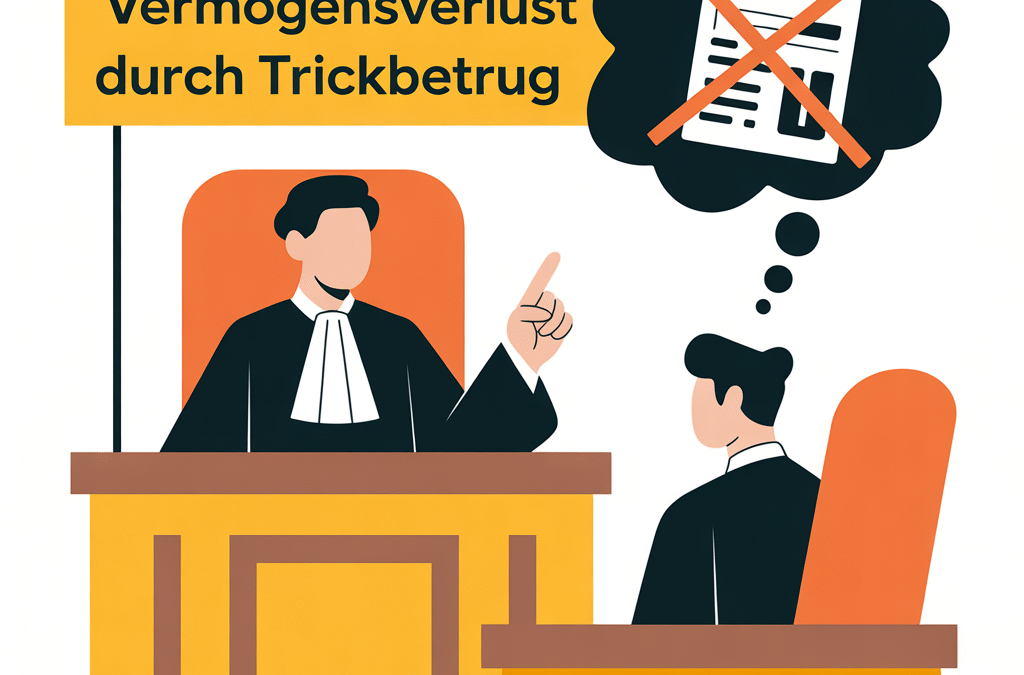 Vermögensverlust bei Opfern eines Trickbetrugs